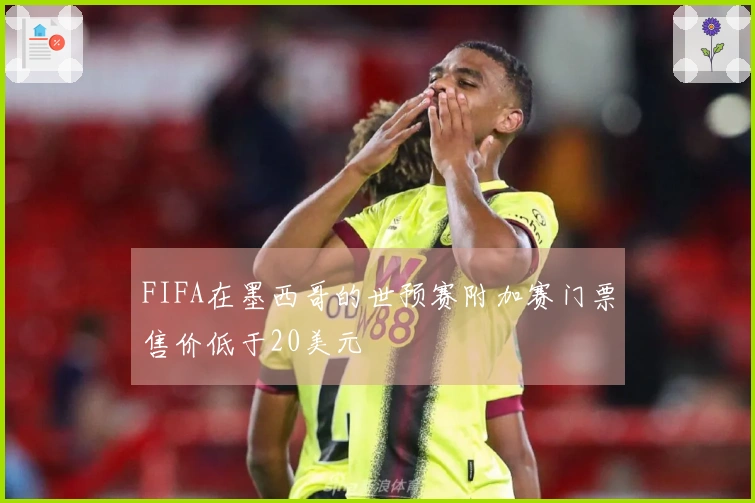FIFA在墨西哥的世预赛附加赛门票售价低于20美元